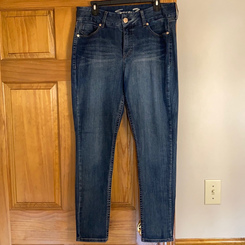 Seven7 tummyless skinny jeans